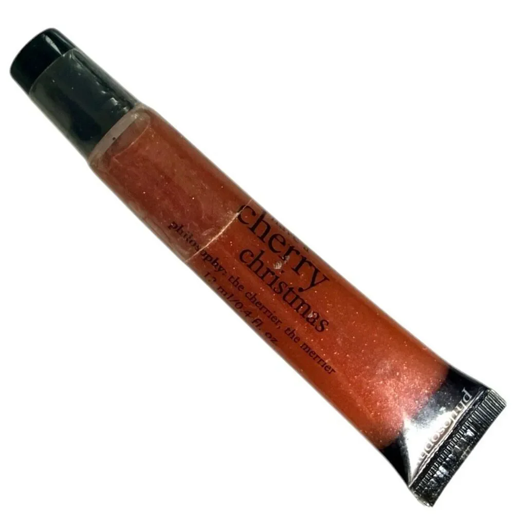 New Philosophy Lip Shines Gloss Have a Cherry Christmas Retired Sealed Shimmer